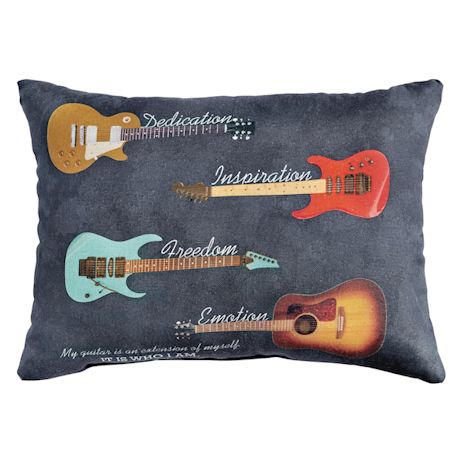 Who I Am Guitar Pillow