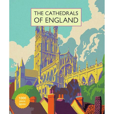 Vintage Cathedrals of England Jigsaw Puzzles