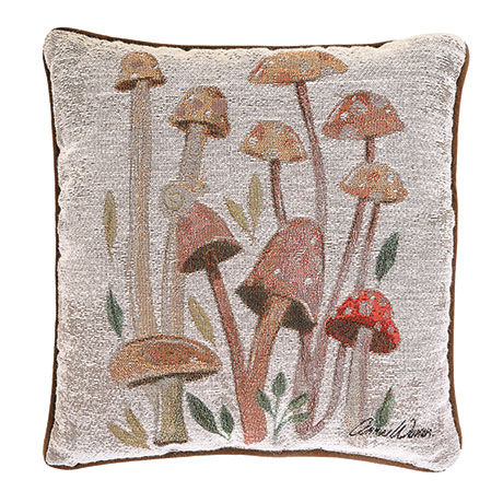 Woven Mushroom Pillow