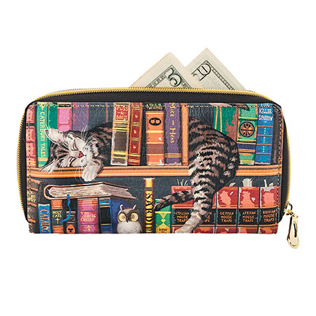 Library Cat Wallet