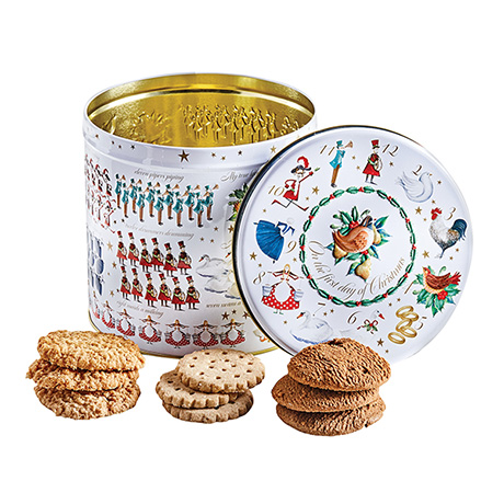 12 Days of Christmas English Biscuits Tin
