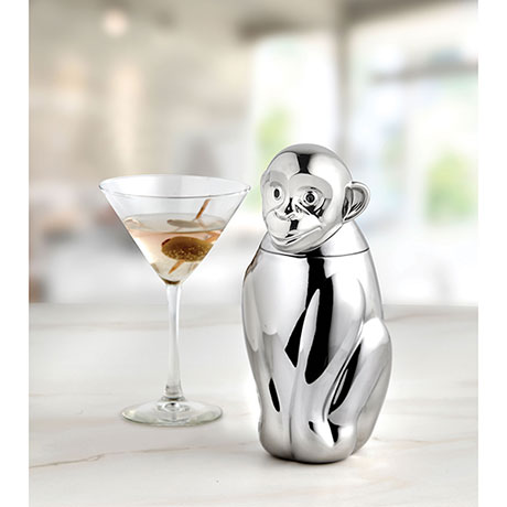 Double-Walled Monkey Cocktail Shaker