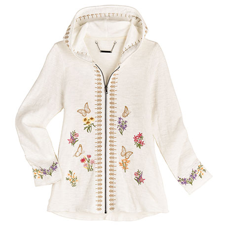 Embroidered Butterfly Jacket
