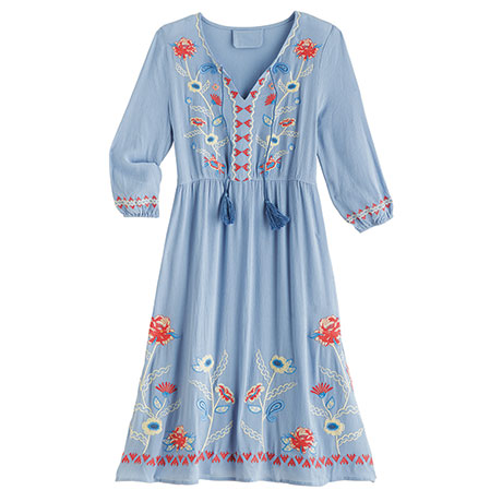 Lyla Embroidered Dress