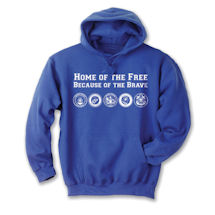 Product Image for Home of the Free Because of the Brave T-Shirt or Sweatshirt