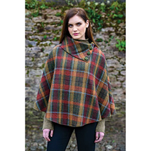 Product Image for Poncho-Style Tweed Wraps