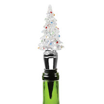 Alternate image Christmas Trees LED Wine Stopper