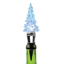 Alternate image Christmas Trees LED Wine Stopper