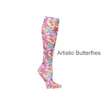 Alternate image for Celeste Stein® Women's Printed Closed Toe Mild Compression Knee High Stockings