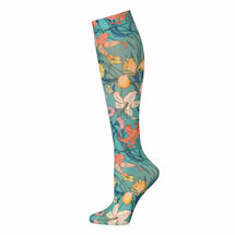 Alternate image Celeste Stein&reg; Women's Printed Closed Toe Mild Compression Knee High Stockings