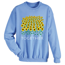 Alternate image for Together Sunflower T-Shirt or Sweatshirt