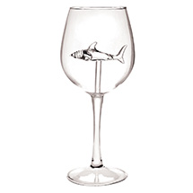Product Image for Shark Wine Glass 