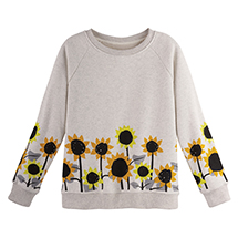 Alternate image for Sunflowers Sweatshirt