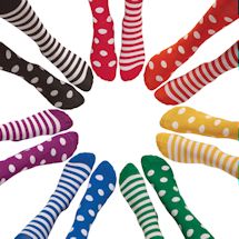 Alternate image for Stripes and Polka Dots Socks Collection