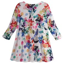 Alternate image Watercolor Floral Tunic