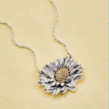 Alternate image for Sunflower Necklace