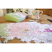 Alternate Image 5 for Personalized Hometown Jigsaw Puzzle
