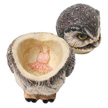 Alternate image Owl Pot Bellys&reg; Boxes - Boreal Owl