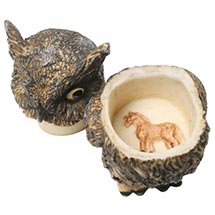 Alternate image Owl Pot Bellys&reg; Boxes - Screech Owl