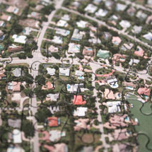 Alternate image Personalized Hometown Jigsaw Puzzle - Satellite Image
