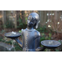 Alternate Image 1 for Savannah's Bird Girl (Large Fountain)