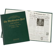 Alternate Image 2 for Personalized Newspaper from the Day You Were Born - Washington Post Birthday Book