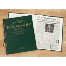 Alternate Image 3 for Personalized Newspaper from the Day You Were Born - Washington Post Birthday Book