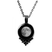 Alternate Image 2 for Custom Glow in Dark Moon Necklace