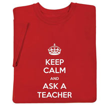 Alternate Image 1 for Personalized 'Keep Calm' T-Shirt or Sweatshirt