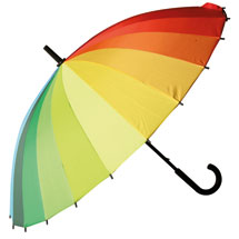 Alternate image Rainbow Color Spectrum Umbrella