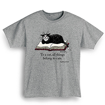 Alternate image Edward Gorey - "To A Cat" Shirts