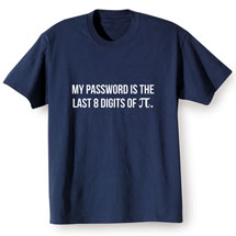 Alternate Image 1 for My Password Is the Last 8 Digits of Shirts