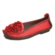 Alternate image Roses Loafers - Full Grain Leather - Designed In France