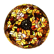 Alternate image Maple Tree Stained Glass Table Lamp