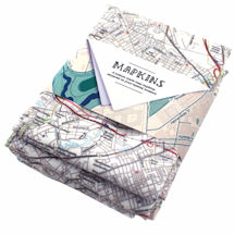 Alternate Image 1 for Personalized Hometown Napkins - Set of 4