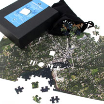 Alternate image for Home Sweet Home Wooden Satellite Puzzle - Centered on Your Home Address