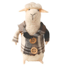 Alternate image Felted Wool Sheep