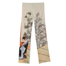 Alternate image Asian Print Lounge Pants - Cream with Geisha