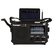 Product Image for Solar-Powered Emergency Radio: Black