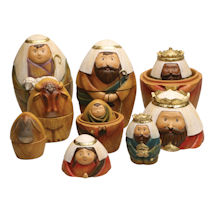 Alternate Image 2 for Nativity Scene Nesting Dolls Set