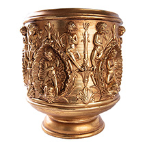 Alternate image Gilded Angels Vase - Large
