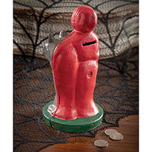 Alternate image Little Red Riding Hood Vintage Cast Iron Bank