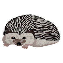 Alternate Image 1 for Hand-Hooked Hedgehog Rug