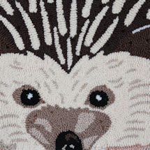 Alternate Image 3 for Hand-Hooked Hedgehog Rug
