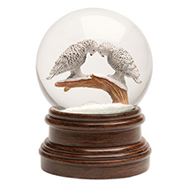 Alternate Image 1 for Perfect Pair Owl Snow Globe