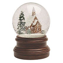 Alternate Image 6 for Snowy Sanctuary Church Snow Globe