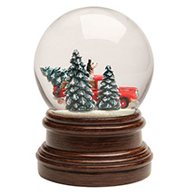 Alternate Image 1 for Special Delivery Truck Snow Globe