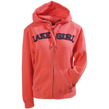 Alternate Image 5 for Lake Girl Hoodie for Women with Zip Front
