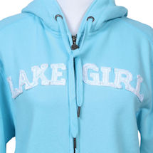 Alternate Image 3 for Lake Girl Hoodie for Women with Zip Front