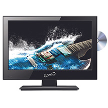Alternate image for 13.3' LED HDTV with Built-In DVD Player